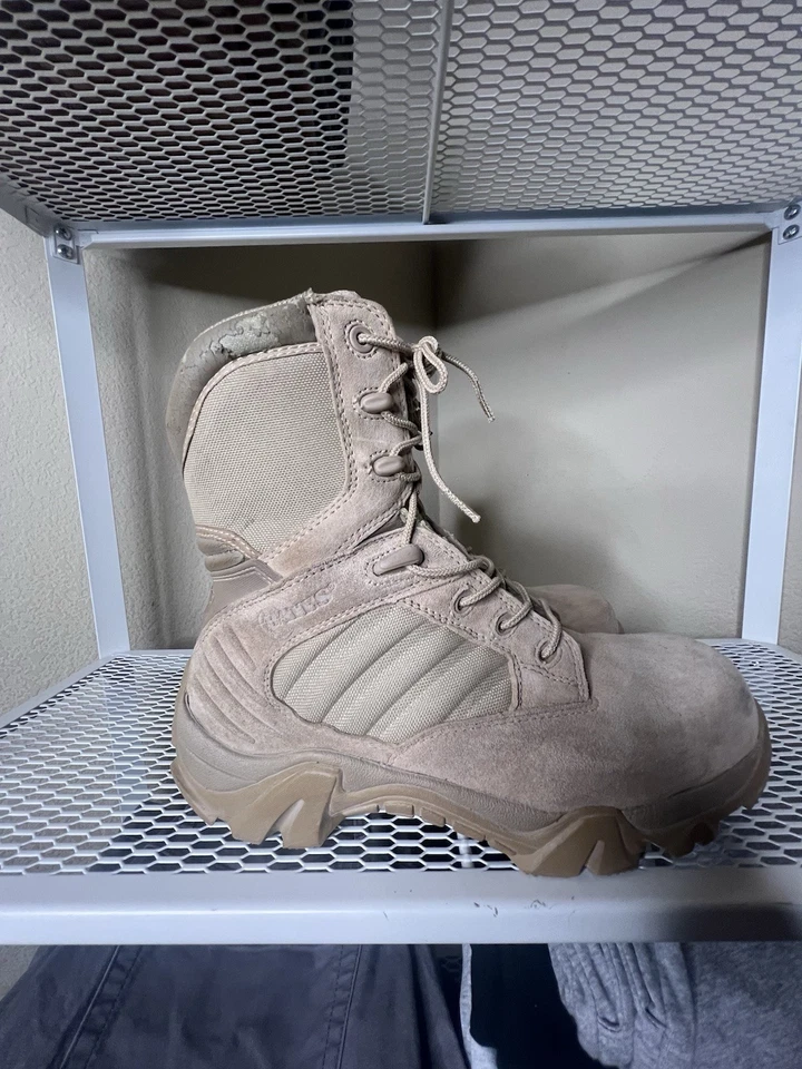 Мужские рабочие ботинки Bates GX-8 с композитным носком на молнии сбоку желтовато-коричневые - E02276 мягкие - Изображение 3 из 4