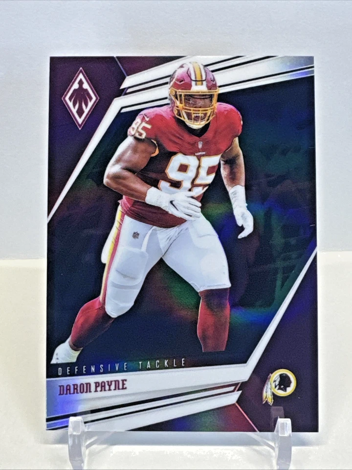 2019 Panini Phoenix Black /10 Daron Payne #63 - Image 2 of 4