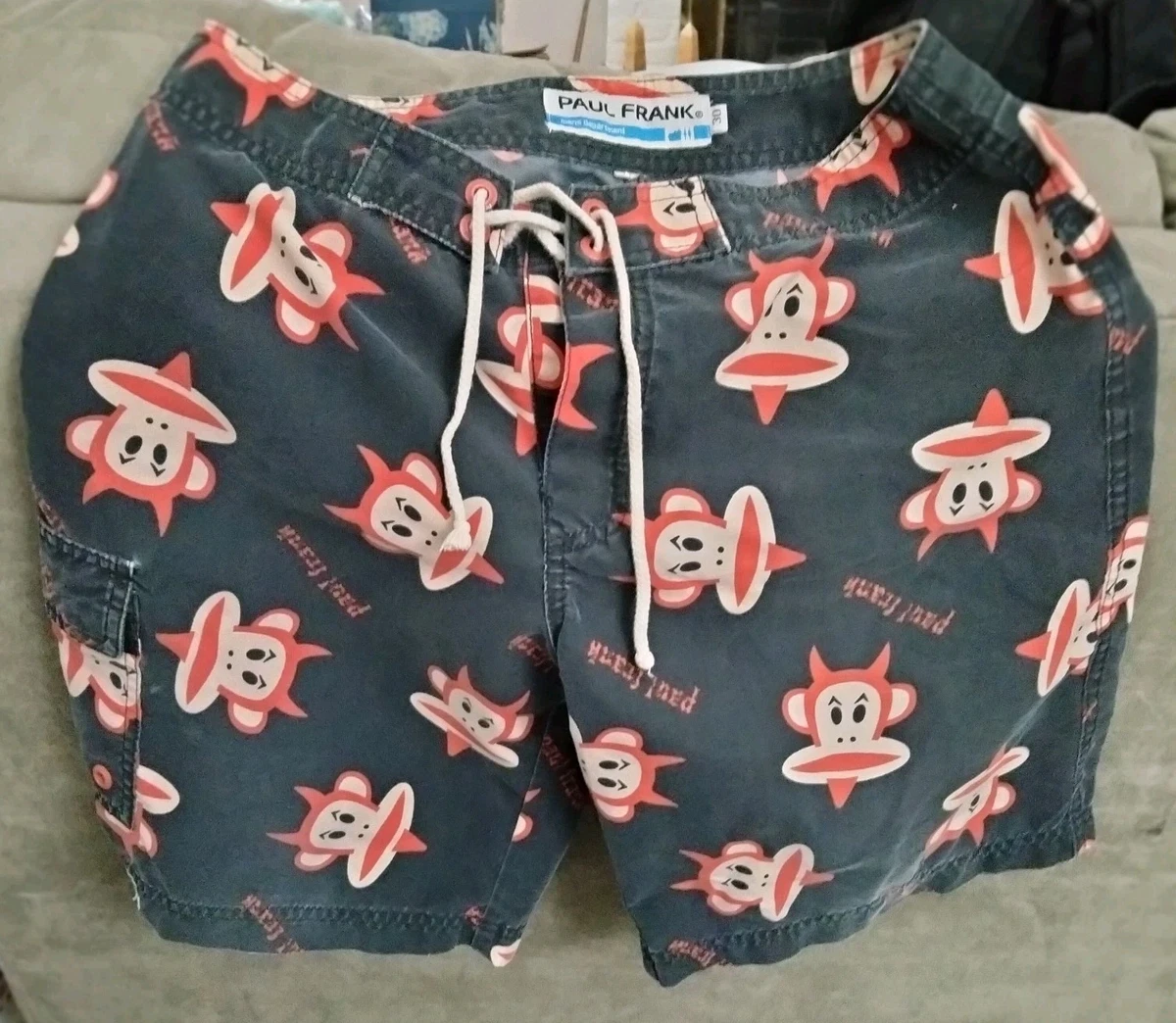 Bermuda De Bain Paul Frank Homme - Rouge - Taille 46 / XL - Occasion Très Bon état