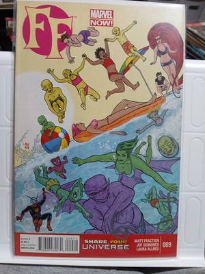 Marvel Now! FF Vol. 2 #9 Ant-Man She-Hulk Ms. Thing 2013 SIGNED Matt Fraction 