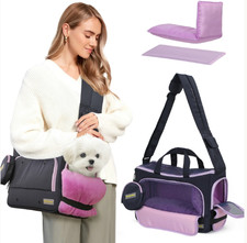 Pet Dog /Small Cat Carrier Comfort Bag Travel Case Hands Free Pet Carriers Bag