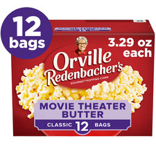 Orville Redenbacher'S Movie Theater Butter Microwave Popcorn, 12 Ct...