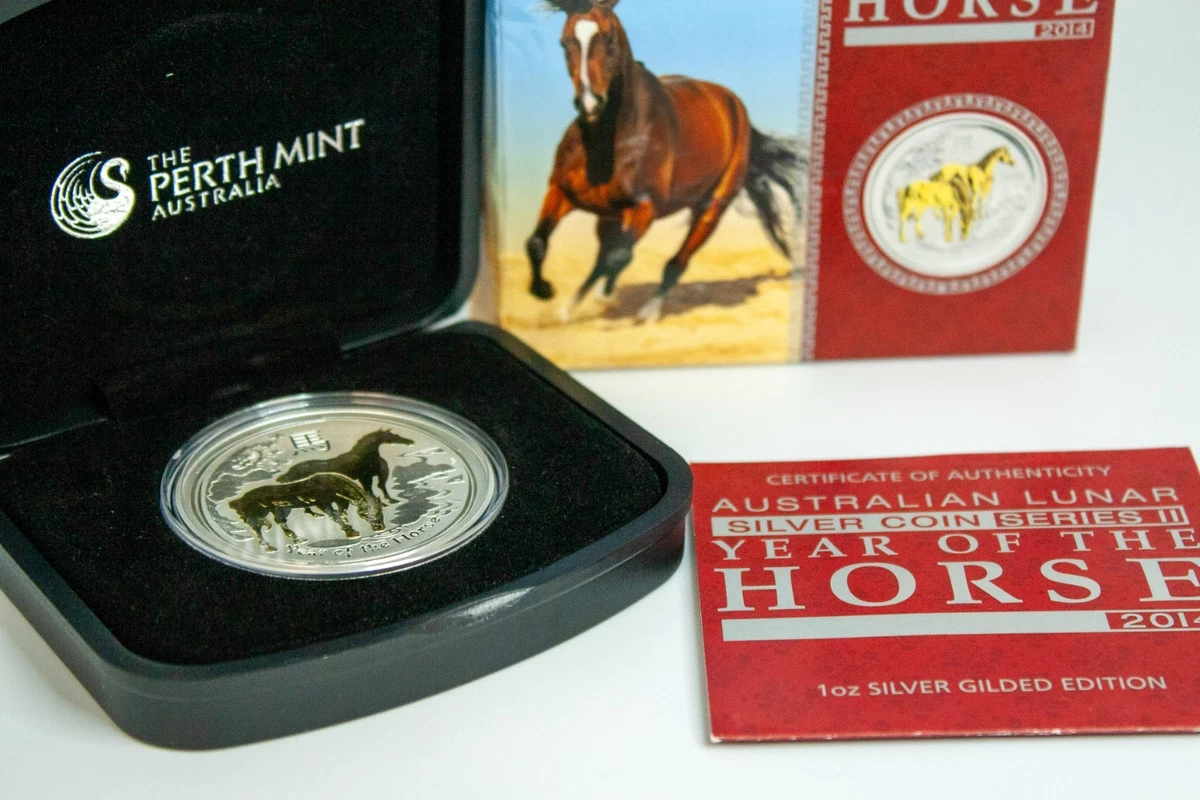 The Perth Mint 2014 Australian Lunar Silver Bullion Coins for sale