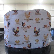 Kenwood Kmix/Kitchenaid Mixer Fabric Dust Cover - Yellow Chickens