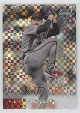2020 Topps Stadium Club Chrome X-Fractor Alex Young #129 Rookie RC 1b3