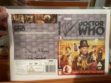 Doctor Who - The Massacre DVD Cover Signed by Purves, Weston and Tranchell