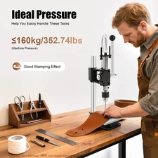 Leather Cutt Manual Press Puncher Leather Hole Puncher Hand Punching Machine