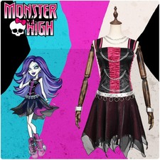 Monster High Spectra Vondergeist Cosplay Costume Halloween Carnival Party Suit