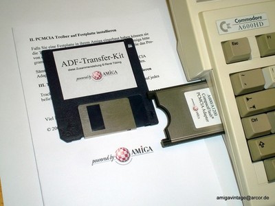 ADF-Transfer-Kit CF Compact Flash PCMCIA Amiga 600/1200