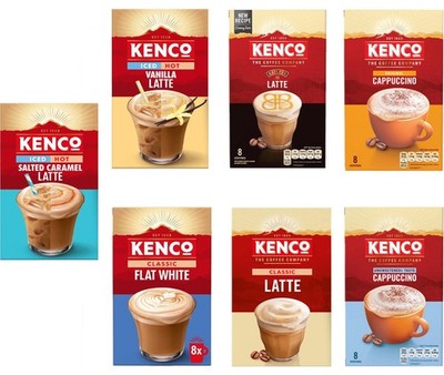 Kenco Instant Coffee Sachets Case of 5 Boxes - All Flavours | eBay UK