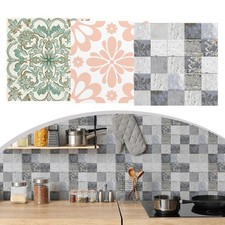 Title 11 Removable Mosaic Tile Stickers for Bathroom/Kitchen Set of 10