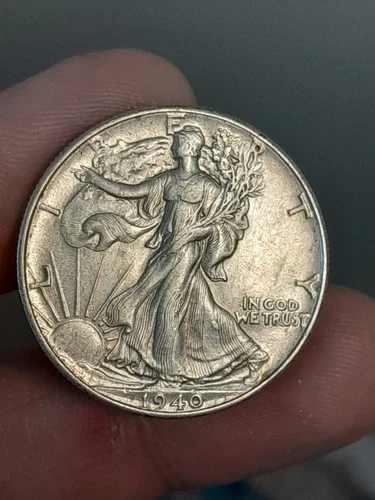 1940 Walking Liberty Half Dollar AU #1