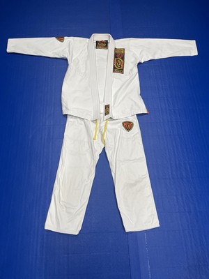 Fuji Lightweight Valiant Strength Edition Mens Brazilian Gi Jiu-Jitsu BJJ White