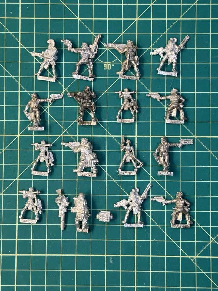 Warhammer 40k Necromunda Mixed Gangers & Juves (16) Metal Fuera de Uso GW Foto 2 de 2