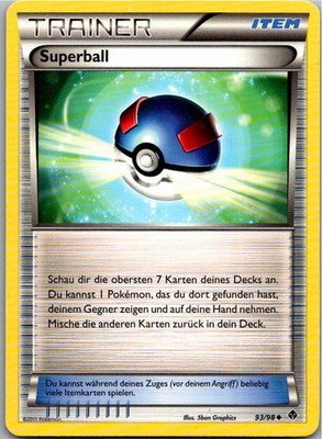 Pokemon Superball 93/98 Aufstreben der Mächtigen Deutsch