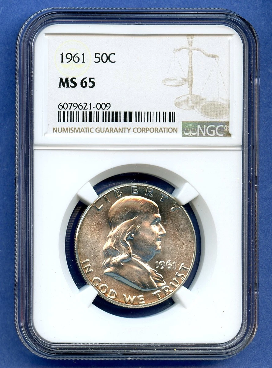 MS 65 Graded 1961 Franklin Half Dollars (1948-1963) for sale | eBay