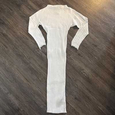 Simon Miller Rib Dress White Women s Size Small Made In USA RN136915