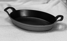 STAUB Cast Iron #24 Oval AuGratin Baking Dish...