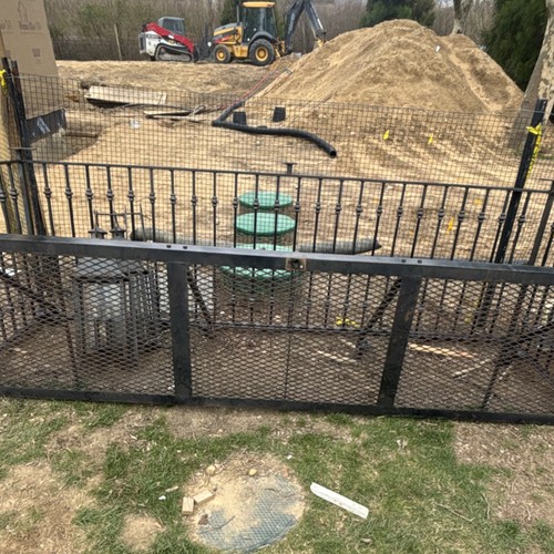 Black Heavy Duty Iron Steel Dual Swing Driveway Gate Flat Top Rectangle