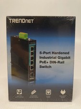 Trendnet TI-PG541 5 puertos endurecido industrial Gigabit PoE+DIN+Rail Switch SELLADO