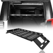 Fit 07-26 Jeep Wrangler Jk Jl Hardtop Interior Trunk Cargo Carrier Shelf Rack