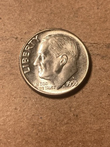 1955 P Roosevelt Dime - BU - As Shown! (#1537)