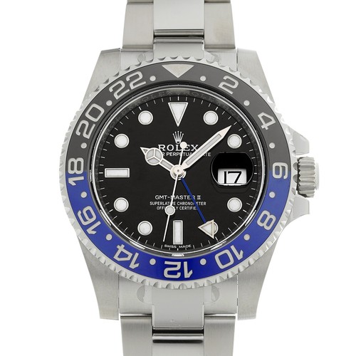 ROLEX GMT-MasterII 116710BLNR black WATCH 730234