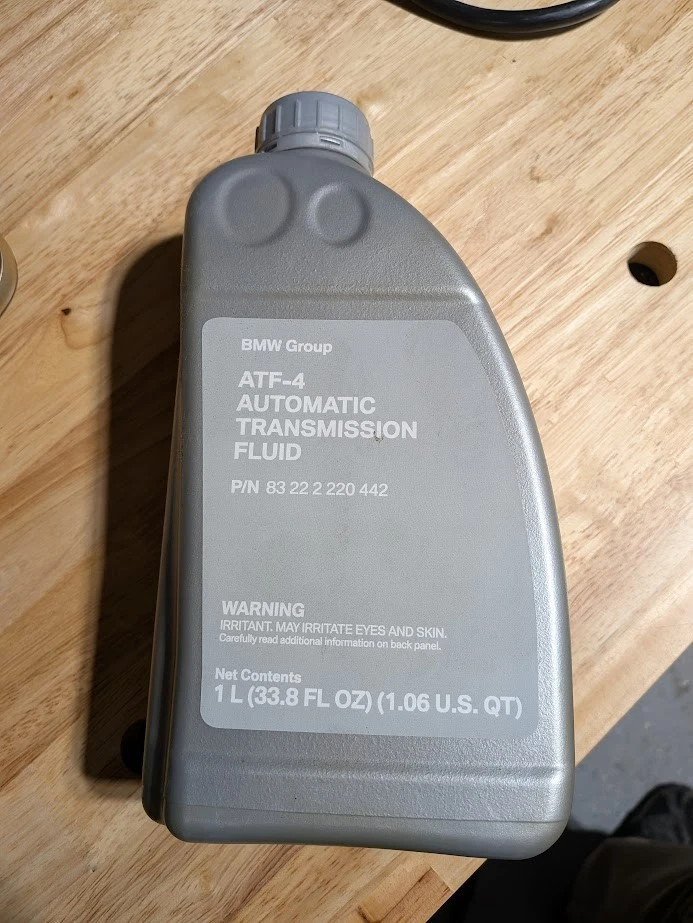 BMW 1 Liter Automatic Transmission Fluid (ATF-4) Genuine 83222220442 - Product Image 2 of 2