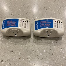 2 Pack US 120V Voltage Protector Surge Home Refrigerator Power Outlets