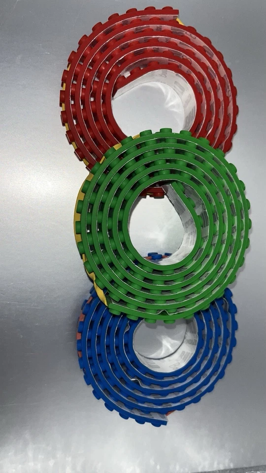 NEW Build Bonanza Building Block Tape 3 Pack of 3 Ft Rolls- works w/top brands - Image 3 of 3