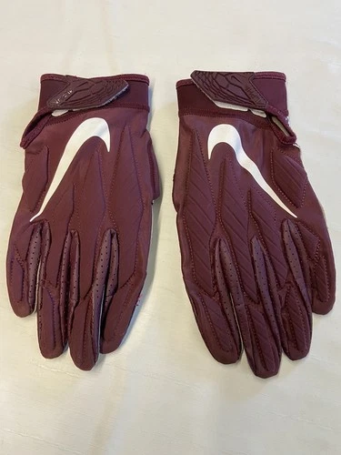 Mens NIKE Maroon Alpha Football Gloves XL