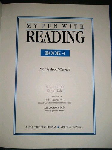 My Fun With Reading ~ Book 4 ~ Stories About Careers ~ Southwestern ~Ronald Kidd - Picture 3 of 4