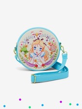 Loungefly Disney Alice In Wonderland Doodle Circle Crossbody Bag - NWT & Wrap