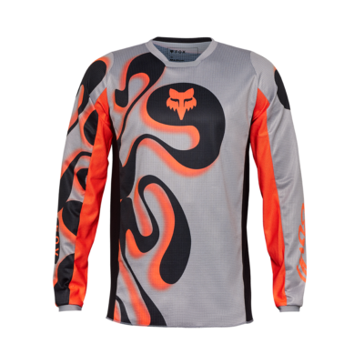 New Fox Racing 180 Emotion Jersey, Steel Gray, Medium, 33009-172-M