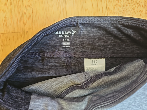 Under Armour Old Navy Girl Active Athletic Leggings 6 6-7 Years - Picture 5 of 9