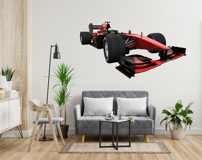 3D Rennen Kart C211 Auto Wallpaper Wandbild Poster Transport Wandaufkleber Zoe