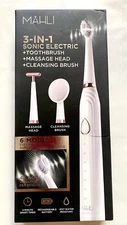 3 in1  Electric Toothbrush +Message head +Cleansing Brush new box
