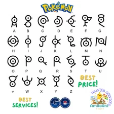 Pokémon - UNOWN ( not shiny) - Trade Registered - Read Description