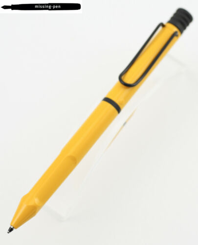 Transparant Verbeelding Meer Older Lamy Safari Twin Pen (Ballpoint Pen & Pencil) Yellow / Gelb black  clip | eBay