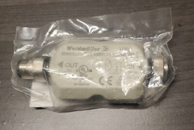 Weidmuller 8836630000 JPTA100MS 24VDC PNP M12 In-Line Relay Time Delay SPST-NO