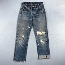 Levis 501 Big E Vintage 60s Redline Selvedge USA XX 1960s Jeans Act 24x27