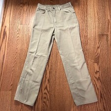 Vintage Branders Khaki Chino Pants Mens 33x33 Fits 30* 30 Made in USA Tan