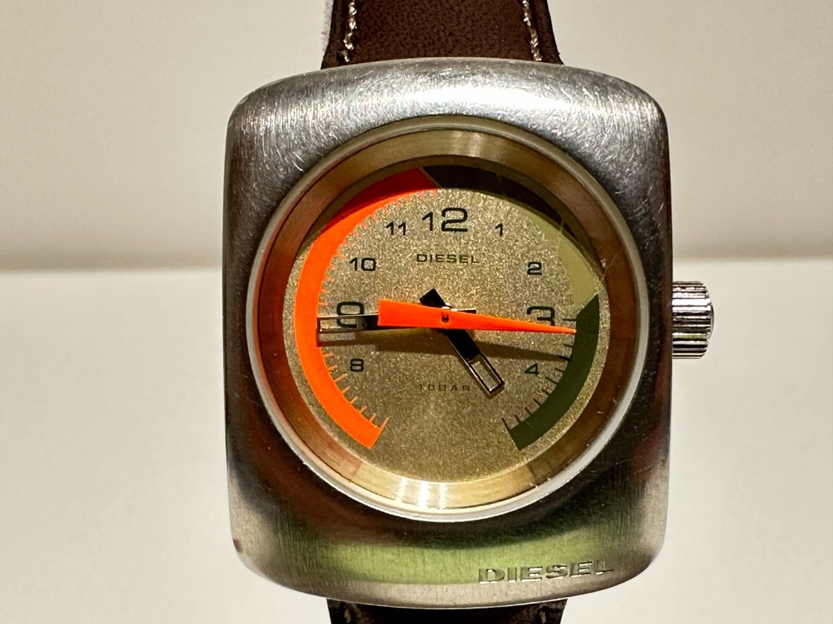 DIESEL DZ2022 ブラウンレザー 時計 Diesel DZ2022 Men's Watch | Leather Bracelet | Diesel Watch