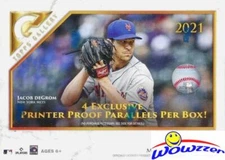 2021 Topps Gallery Baseball Sealed Blaster Box-EXCLUSIVE PRINTER PROOF PARALLELS