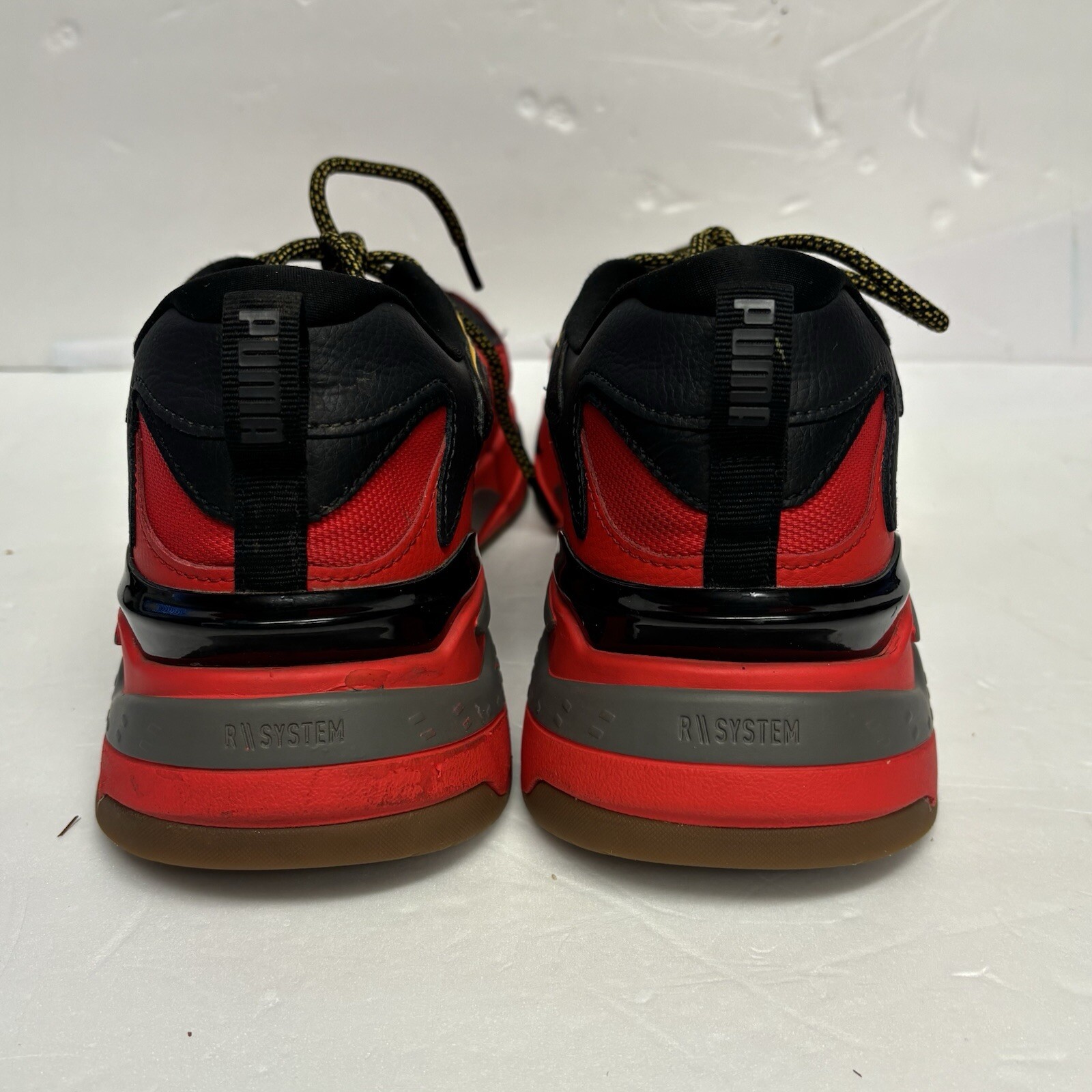 SAOLA Scarpe casual PUMA RS Fast Flames da uomo 13 rosse 389532 01 corsa passeggio