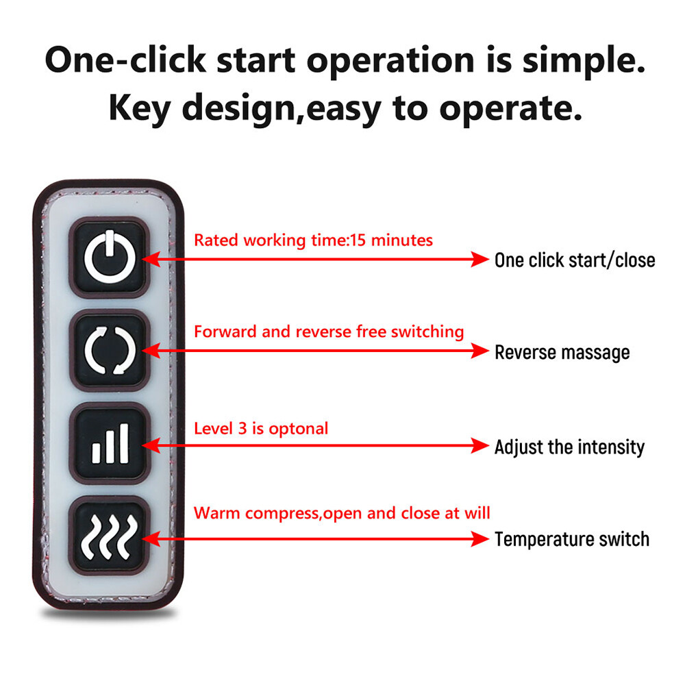 Foot Massagers Massager Machine Pain Relief Electric Heating Calf Feet