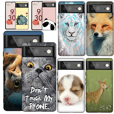 Cartoon Print Cover For Google Pixel 9 8A 8 Pro 7A 6A 5 Soft Silicone Phone Case