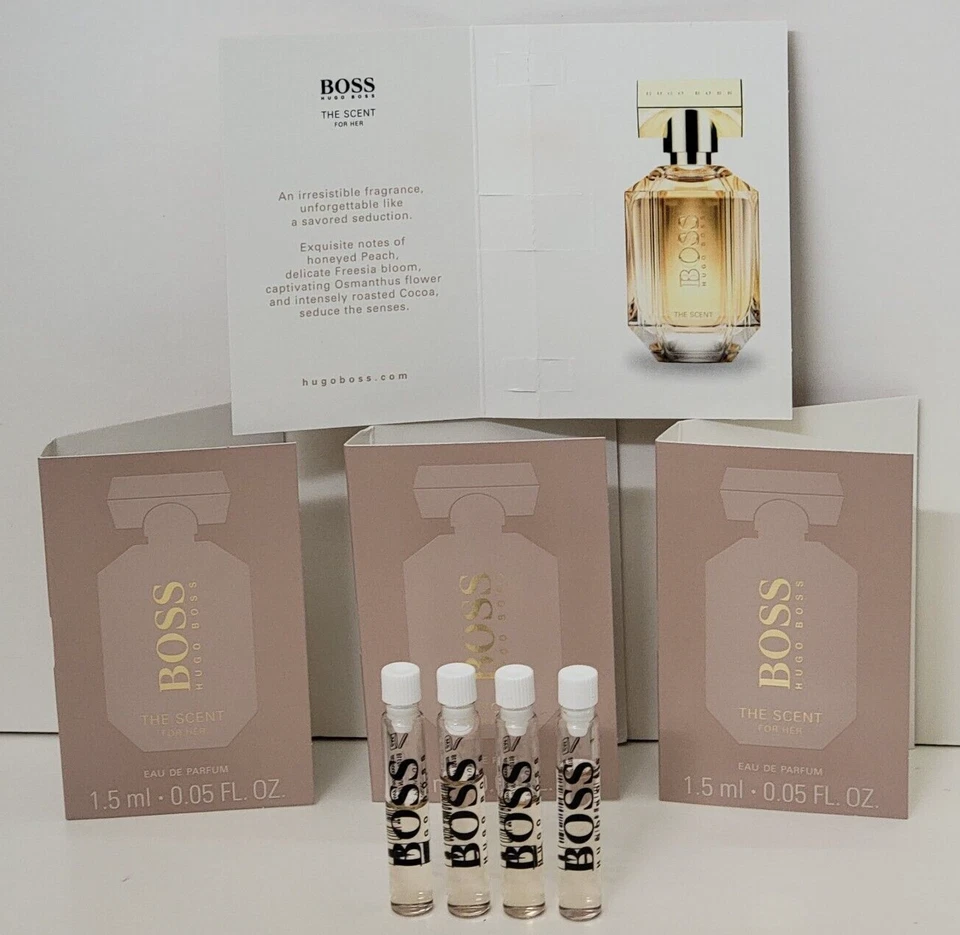 BOSS THE SCENT FOR HER EAU DE PARFUM 0,05 fl oz Hugo Boss (4 mini frascos SPLASH) Foto 2 de 3