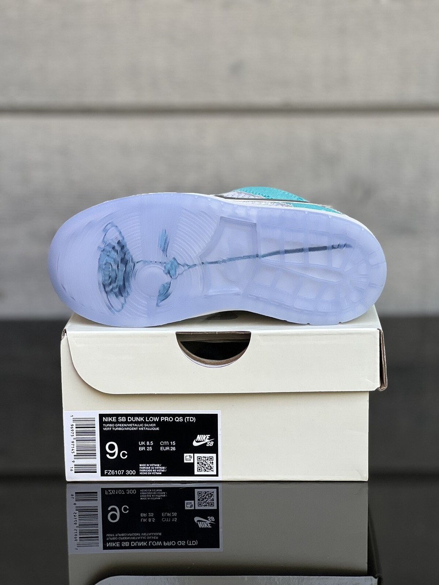 Nike SB Dunk Low Pro QS April Skateboards (TD) Toddler Nike SB Dunk Low Pro QS April Skateboards (TD) Toddler