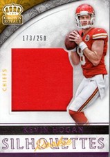 2016 Crown Royale Jumbo Rookie Silhouette Jerseys Pink Kevin Hogan Jersey /250